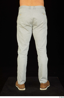 Anatoly brown shoes dressed grey trousers leg lower body 0005.jpg